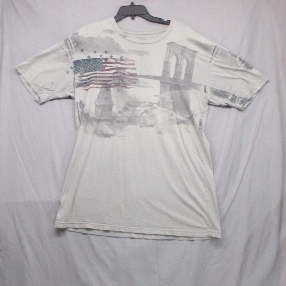 Converse One Star Graphic Print T-Shirt‎ Gray Men Size Large